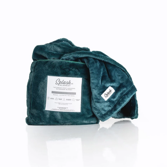 Splash Blanket - Furlush Waterproof Splash Blanket Emerald Green