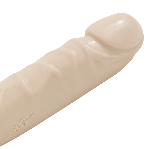 Doc Johnson Jr. Veined Double Header 12" White Dildo Dong
