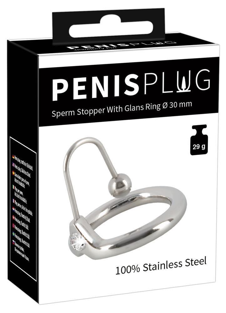 Orion | Penis Plug Sperm Stopper with Glans Ring