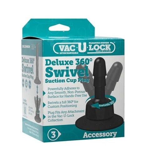 Doc Johnson Vac-U-Lock™ - Deluxe 360° Swivel Suction Cup Plug