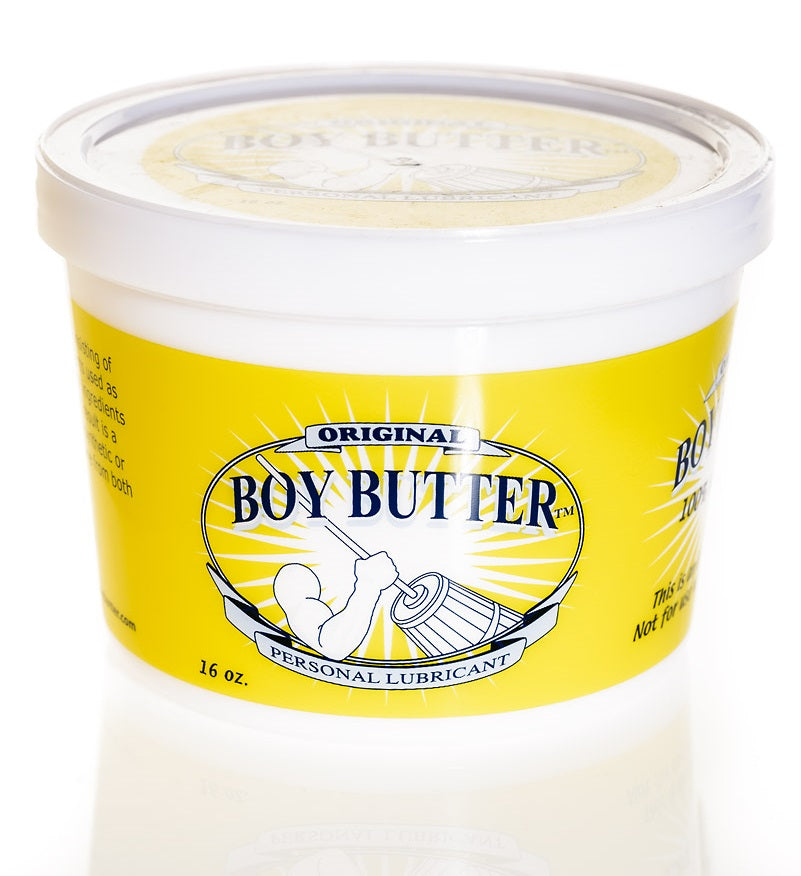 Boy Butter Original Tub Oil Based + H2O Water Based Lube Lubricant - 2 Pack