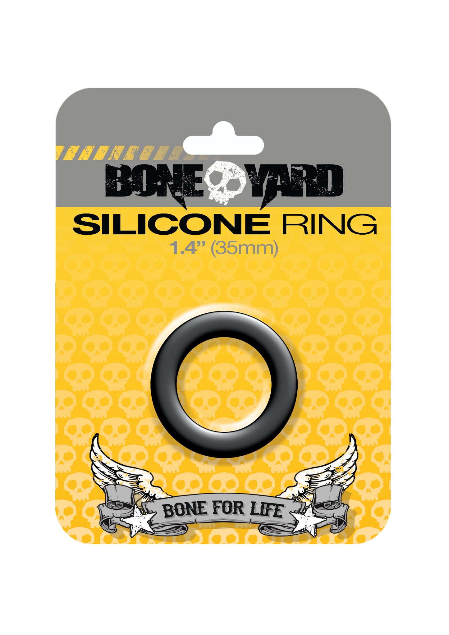 Boneyard Silicone Cock Ring 35mm Black
