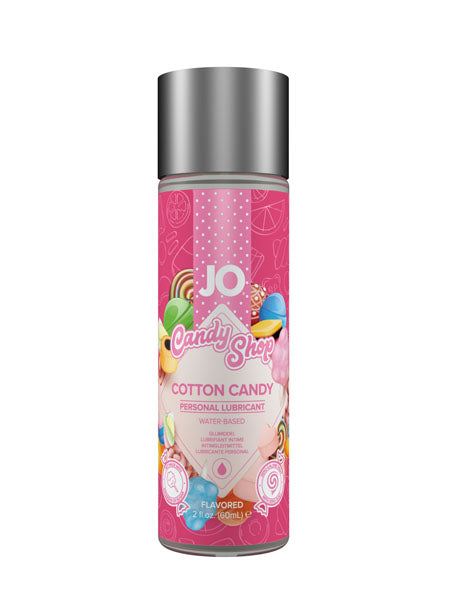 JO Candy Shop H2O Flavored Cotton Candy Lubricant 2oz/60ml