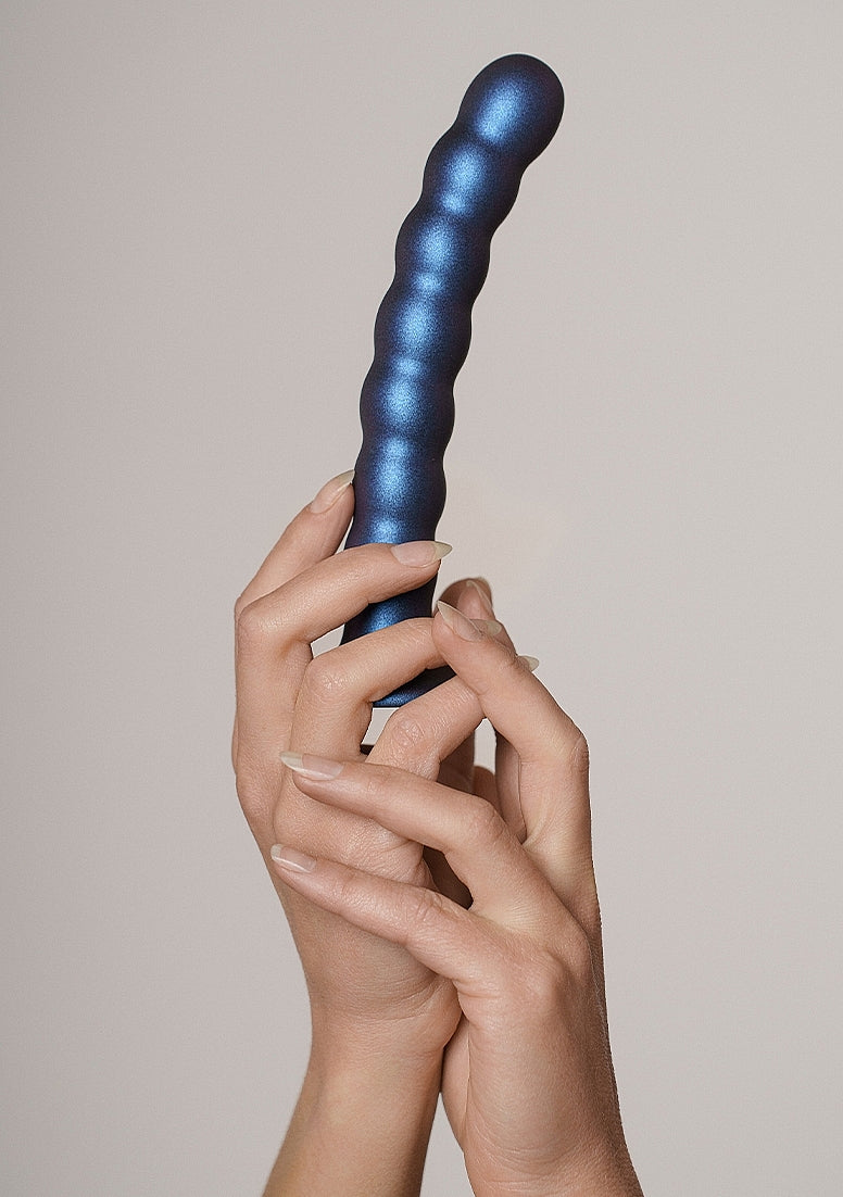Shots Toys | OUCH! Beaded G-Spot Dildo - 6.5" / 16.5 cm - Rose Gold