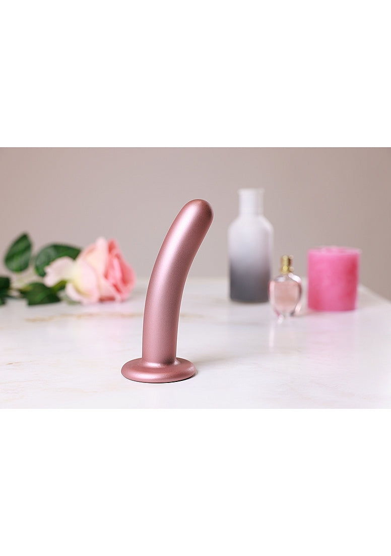 Shots Toys | OUCH! Smooth G-Spot Dildo - 6" / 14.5 cm - Rose Gold