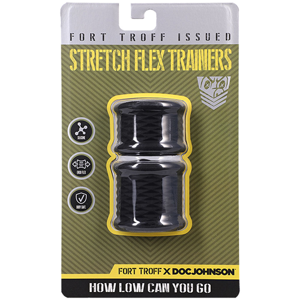 Doc Johnson | Fort Troff - Stretch Flex Trainers - Black Ball Stretchers - Set of 2