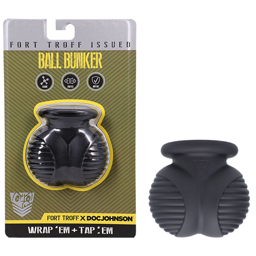 Doc Johnson | Fort Troff - Ball Bunker - Black Ball Stretcher