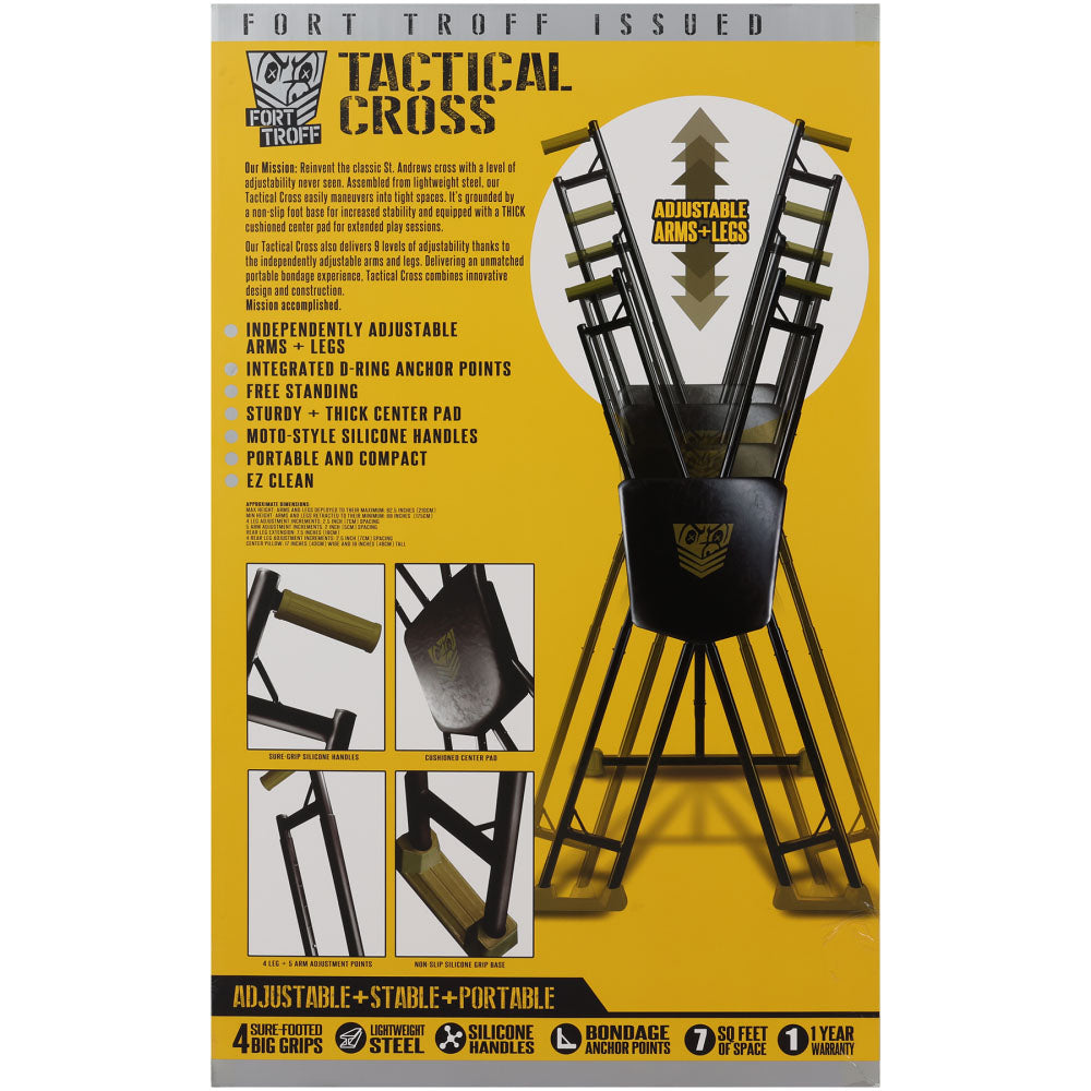 Doc Johnson | Fort Troff - Tactical Cross - Adjustable Cross Restraint