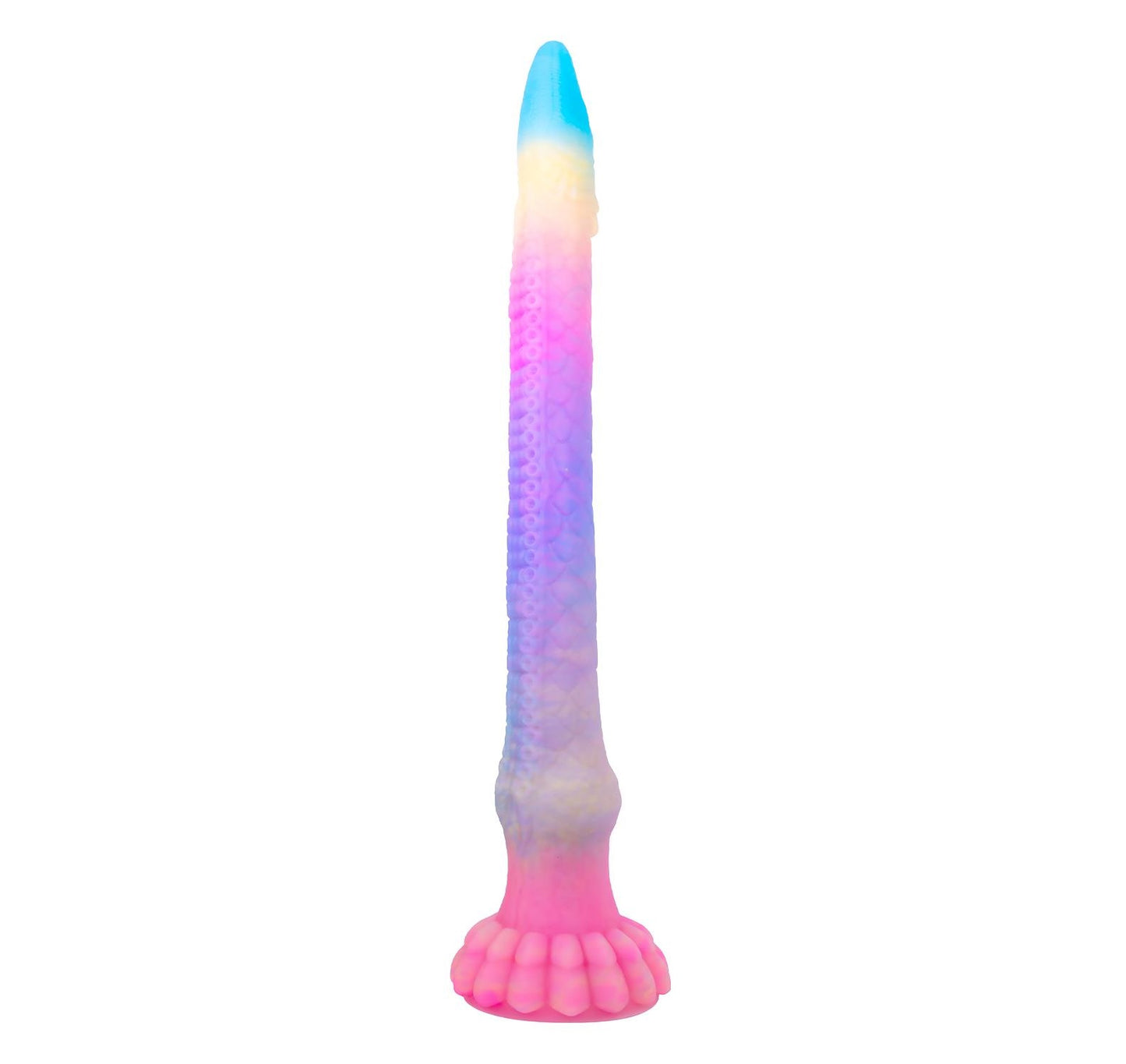Excellent Power No.419 Zone - 17.5" Liquid Silicone Glow In The Dark Mix Monster Dildo