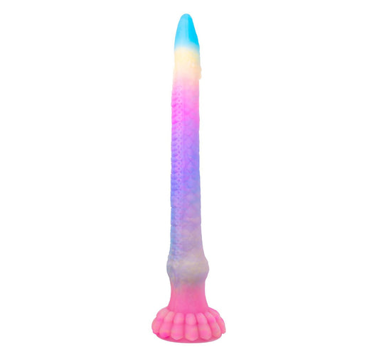 Excellent Power No.419 Zone - 17.5" Liquid Silicone Glow In The Dark Mix Monster Dildo