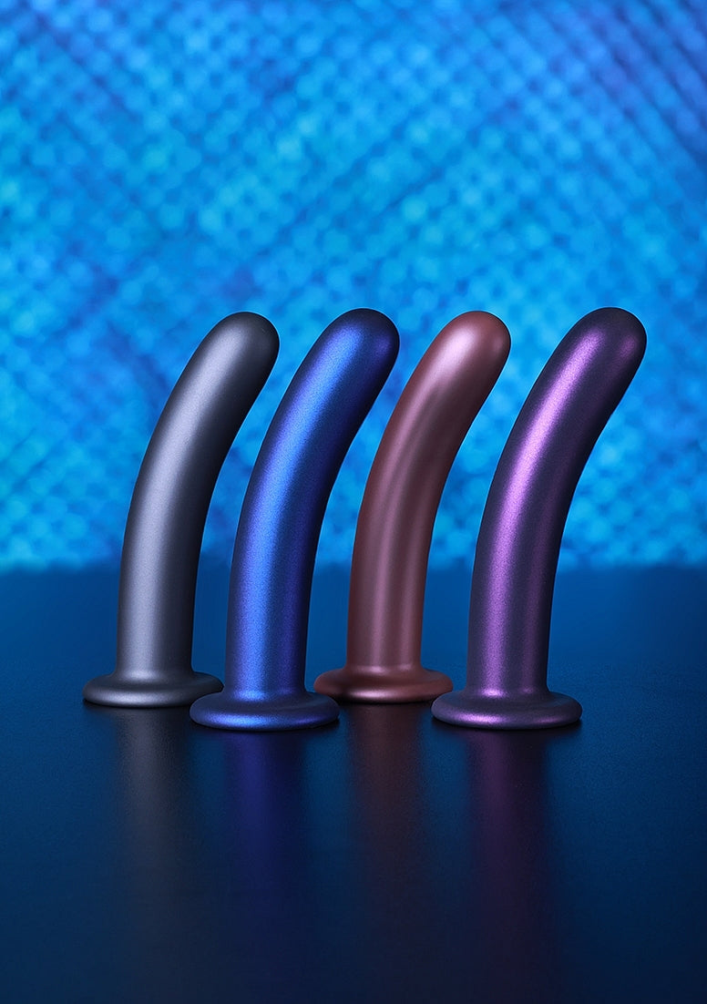 Shots Toys | OUCH! Smooth G-Spot Dildo - 5" / 12 cm - Metallic Purple