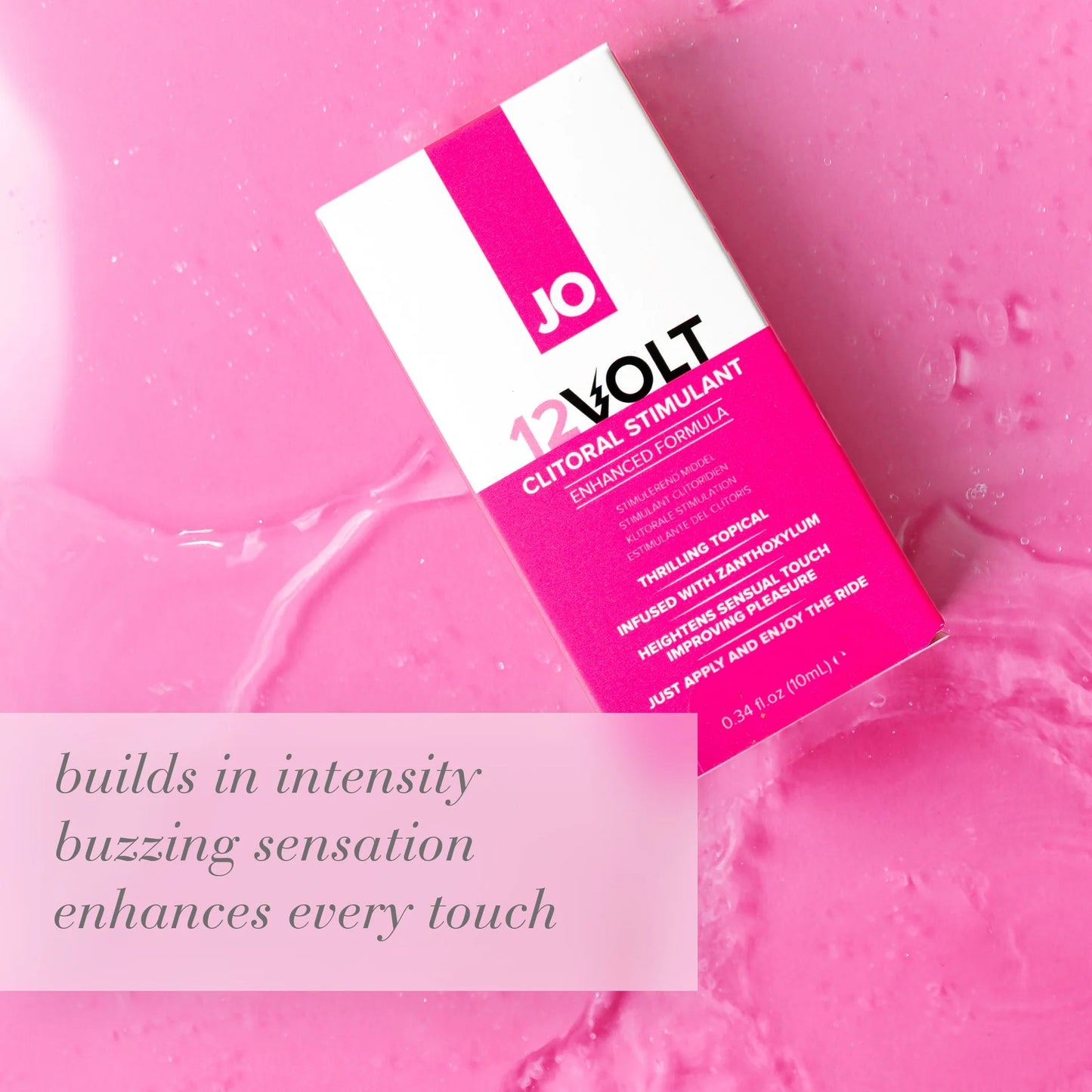JO Volt 12VOLT Oil Based Clitoral Stimulant 10ml