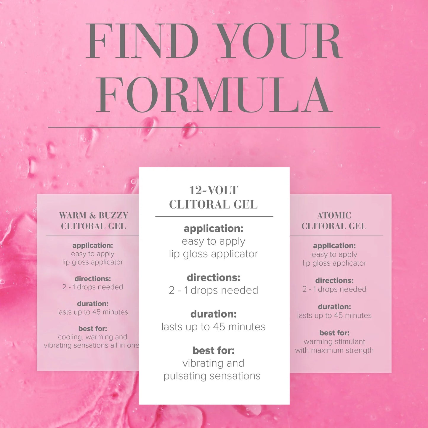 JO Volt 12VOLT Oil Based Clitoral Stimulant 10ml