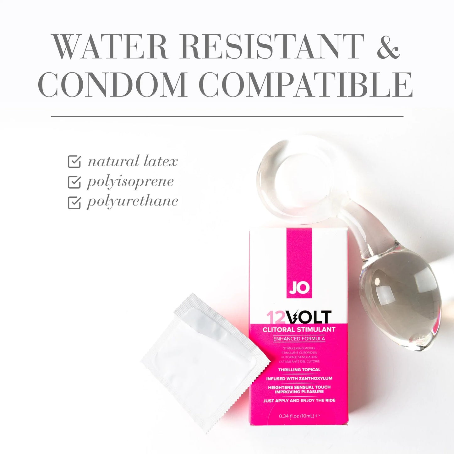 JO Volt 12VOLT Oil Based Clitoral Stimulant 10ml