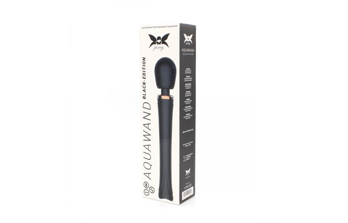 O-Products | Pixey Aquawand Massage Wand Vibrator - Black Edition