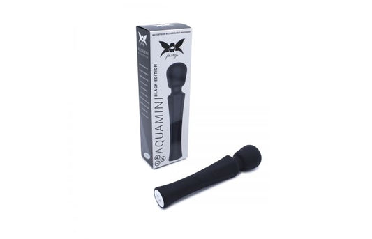 O-Products | Pixey Aquamini Massage Wand Vibrator - Black Edition