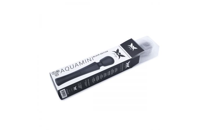 O-Products | Pixey Aquamini Massage Wand Vibrator - Black Edition