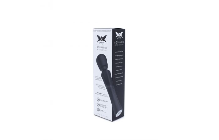 O-Products | Pixey Aquamini Massage Wand Vibrator - Black Edition