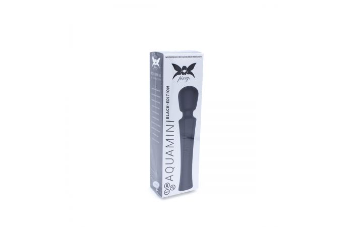 O-Products | Pixey Aquamini Massage Wand Vibrator - Black Edition