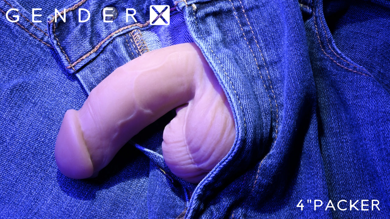 Gender X 4" PACKER - Medium Tan 10cm Packer