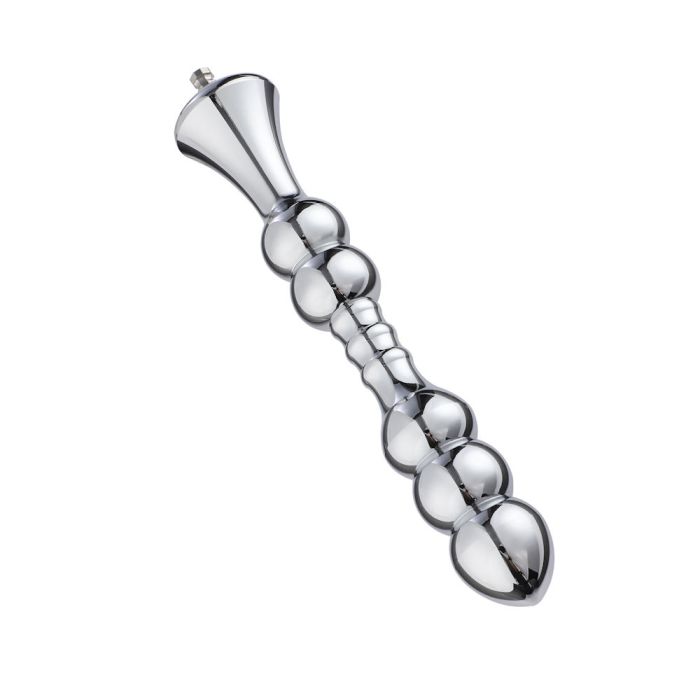 Hismith 8.2" Smooth Aluminium Beaded Anal Dildo (KlicLok)