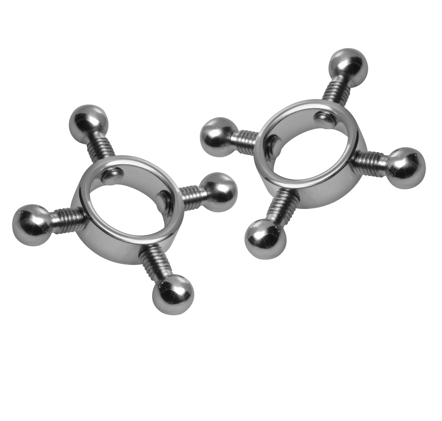 Master Series Rings Of Fire Stainless Steel Nipple Press Set