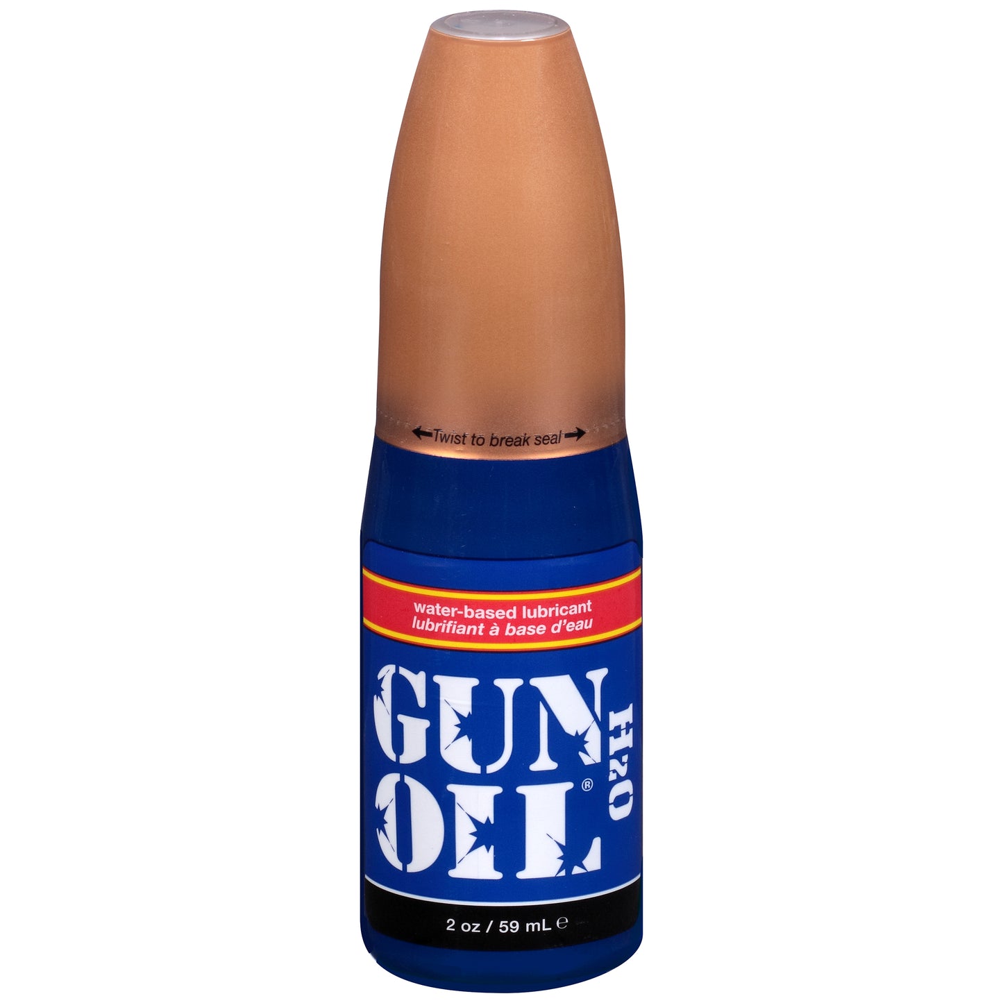 Gun Oil H2O Water Based Lube Lubricant Flip Top Bottle 2oz/59ml