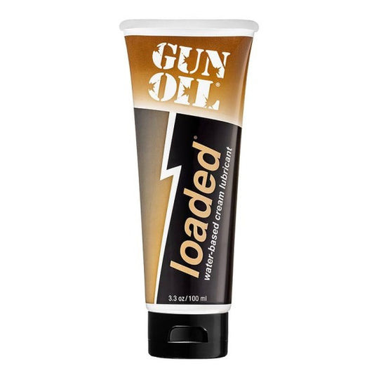 Gun Oil Loaded Water/Silicone Hybrid Creme Lube Lubricant 3.3oz/100ml