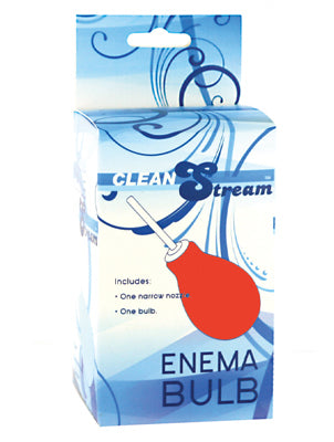 CleanStream Enema Bulb Red Douche