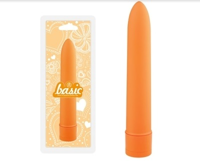 Excellent Power Basic 7" Vibrator Orange