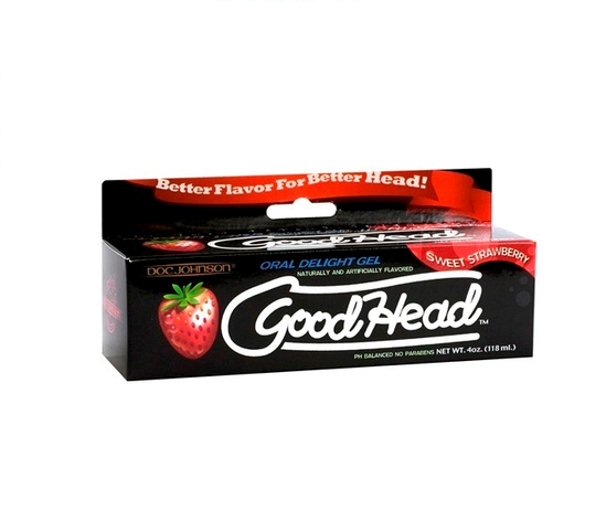 Doc Johnson GoodHead Oral Delight Gel - Strawberry 113g