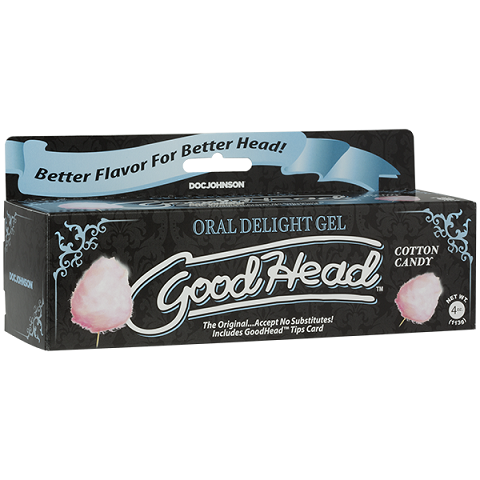 Doc Johnson GoodHead Oral Delight Gel - Cotton Candy 113g