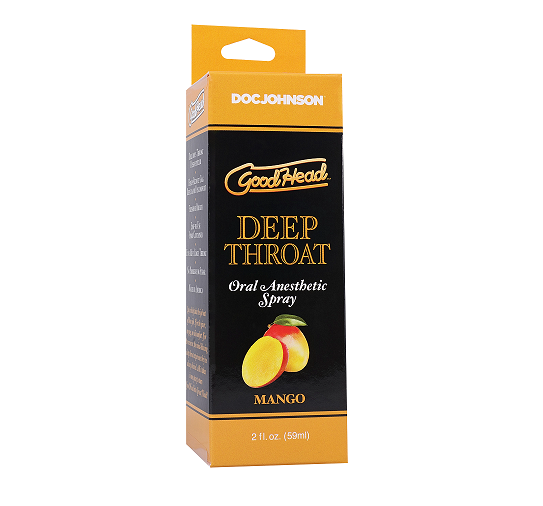 Doc Johnson GoodHead Deep Throat Spray Mango 59ml