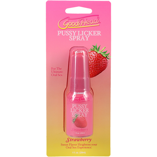 Doc Johnson GoodHead Pussy Licker Spray Strawberry 29ml