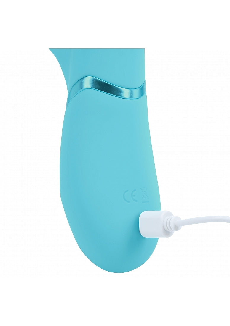 Shots Toys | VIVE Mimi Triple Motor G-Spot Tapping Rabbit Vibrator Blue