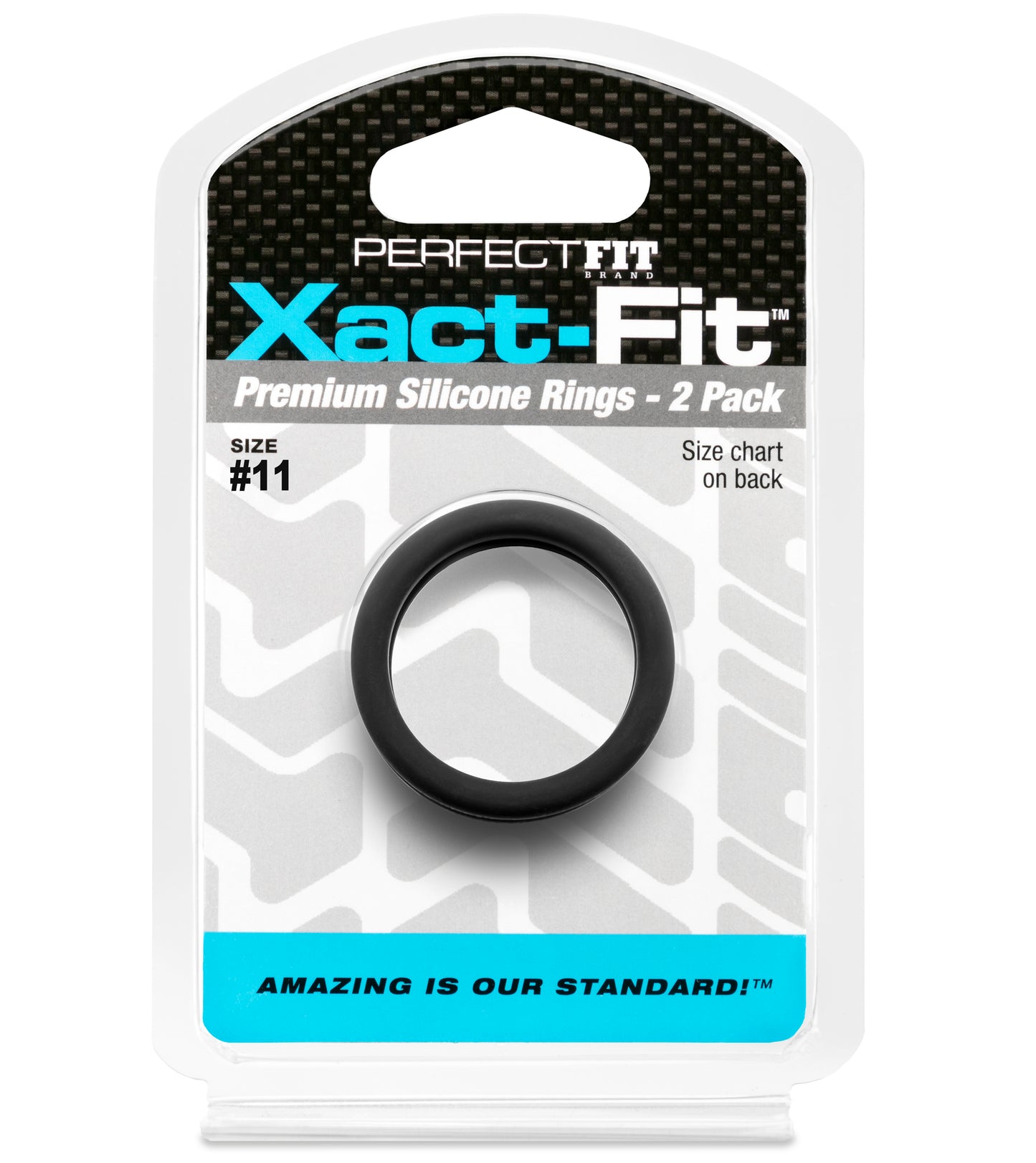 PerfectFit Xact-Fit #11 1.1" Premium Silicone Rings - 2 Pack