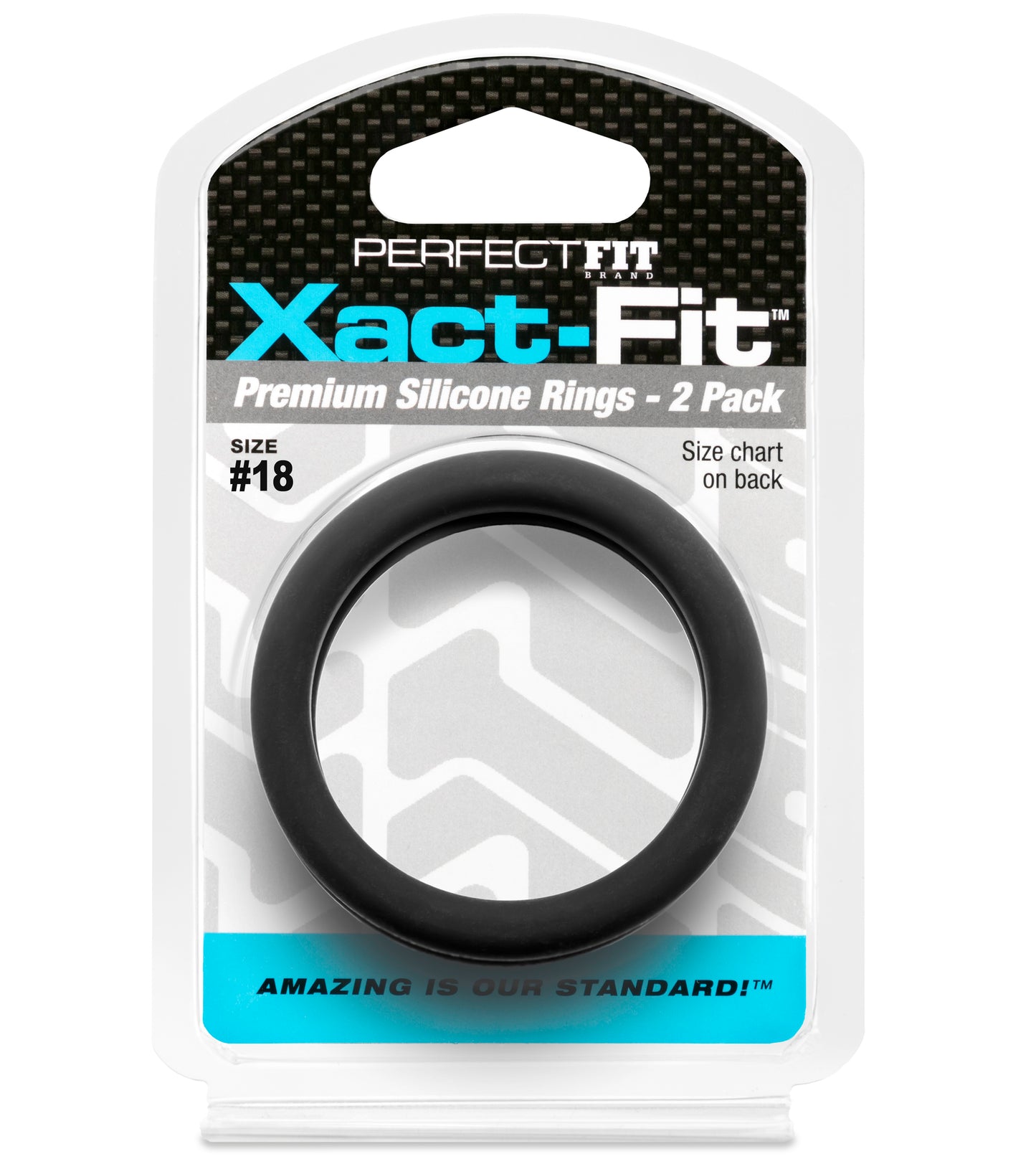 PerfectFit Xact-Fit #18 1.8" Premium Silicone Rings - 2 Pack