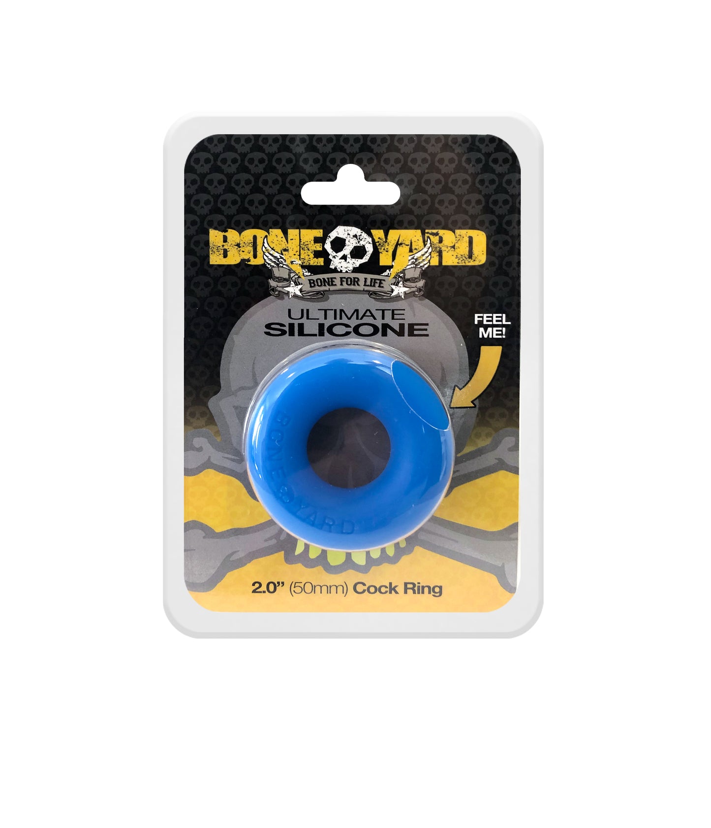Boneyard Ultimate Silicone Cock Ring Blue