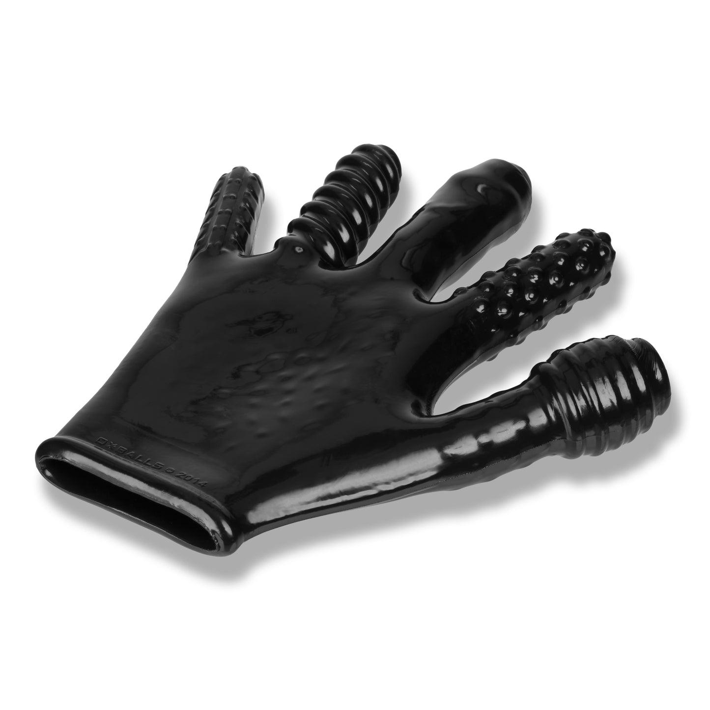 OxBalls Finger Fuck Textured Glove Black