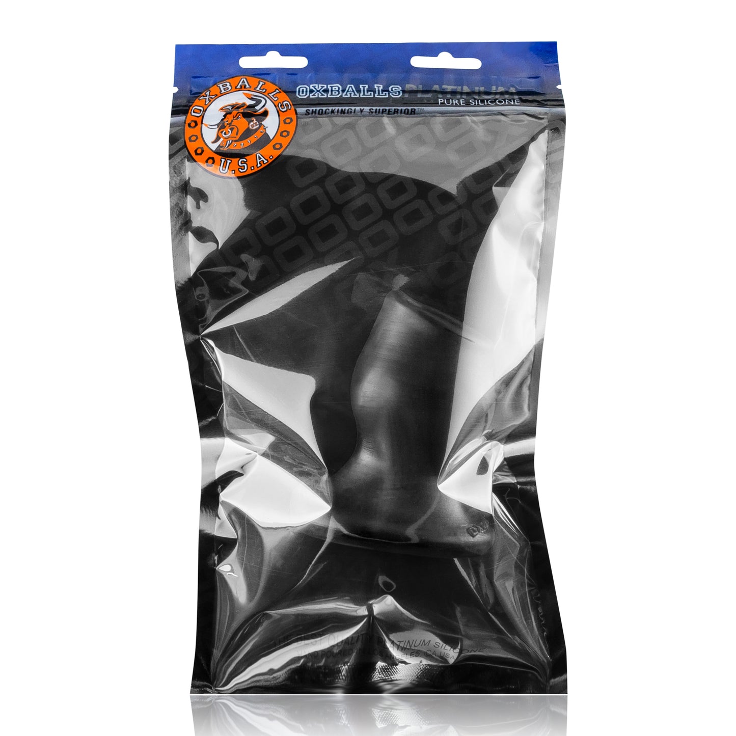 OxBalls Pighole 1 Hollow Plug Small Black