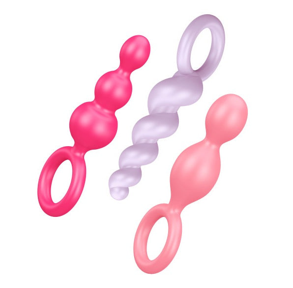 Satisfyer Booty Call Diverse - Coloured Butt Plugs - Set of 3