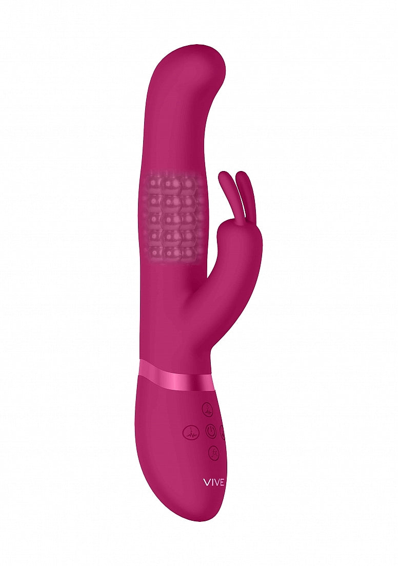 Shots Toys | VIVE Izara Rotating Beads G-Spot Rabbit Vibrator Pink