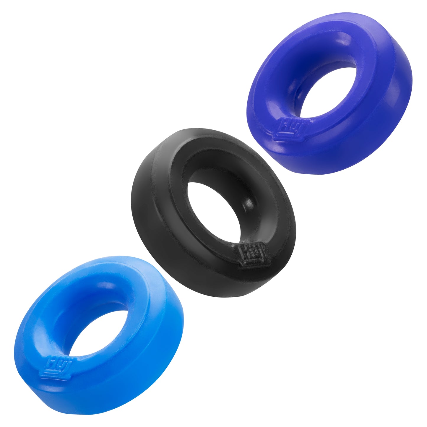 HunkyJunk HUJ3 C-RING 3 Pk Blue
