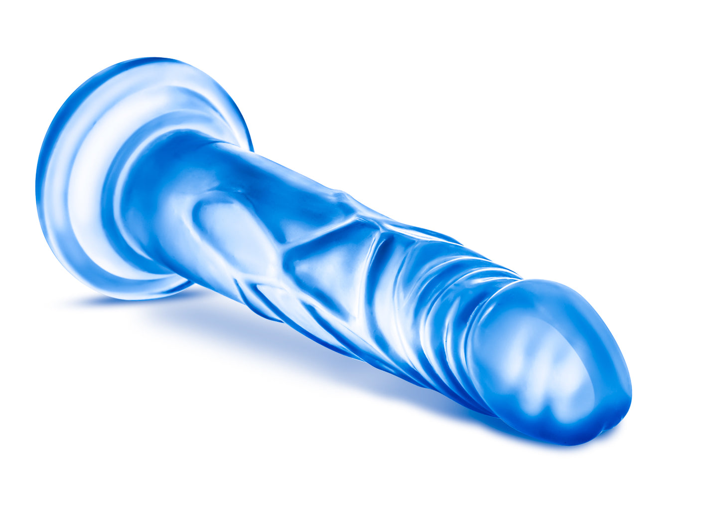 Blush Novelties B Yours Sweet N Hard 5 Blue - 7.5" Dildo