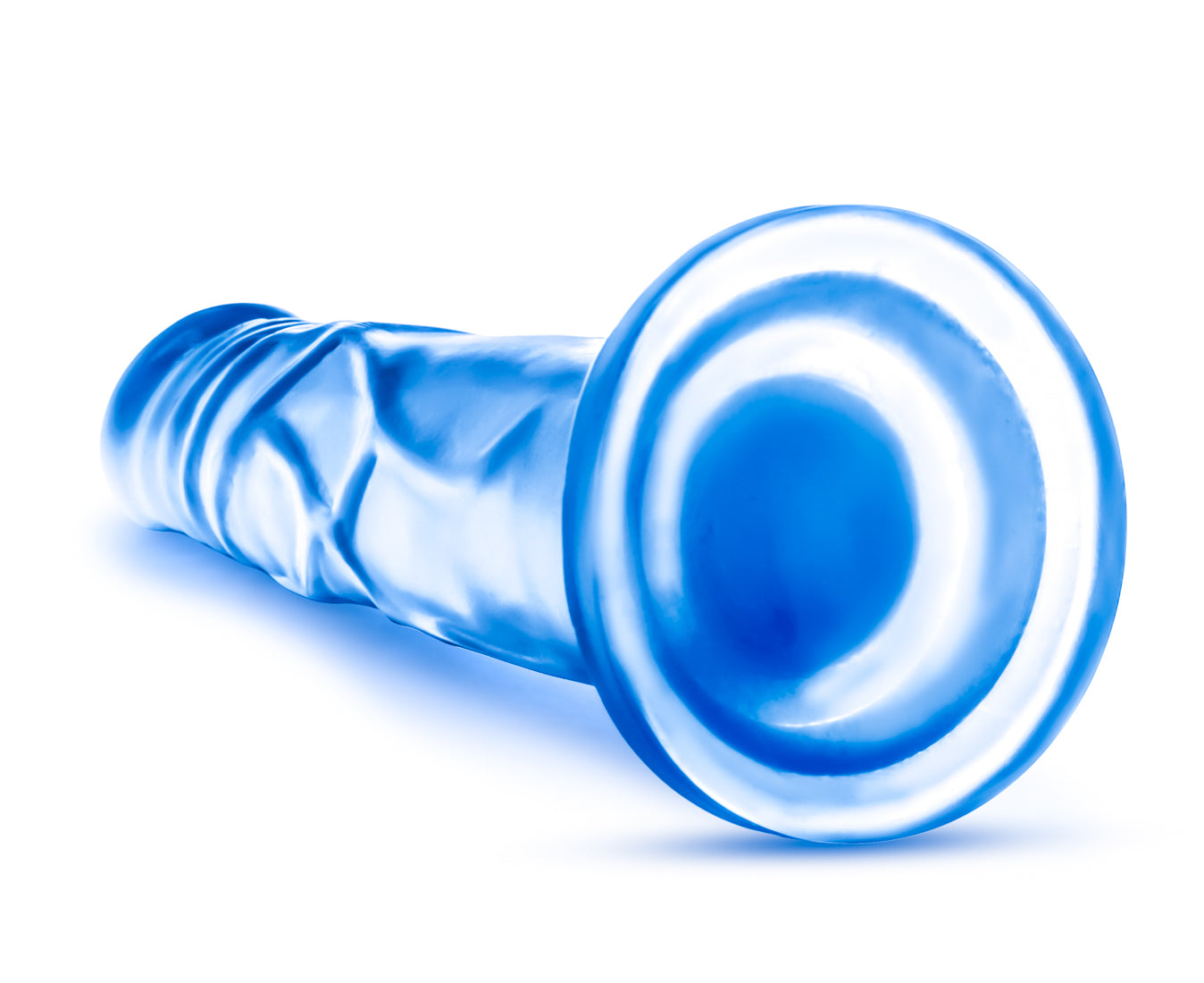 Blush Novelties B Yours Sweet N Hard 5 Blue - 7.5" Dildo