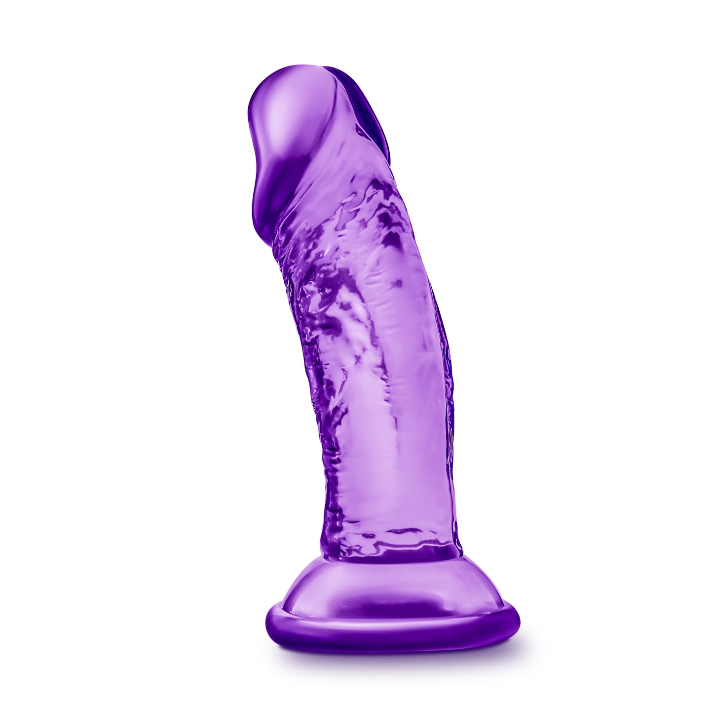 Blush Novelties B Yours Sweet N Small Dildo with Suction Cup 4" Purple