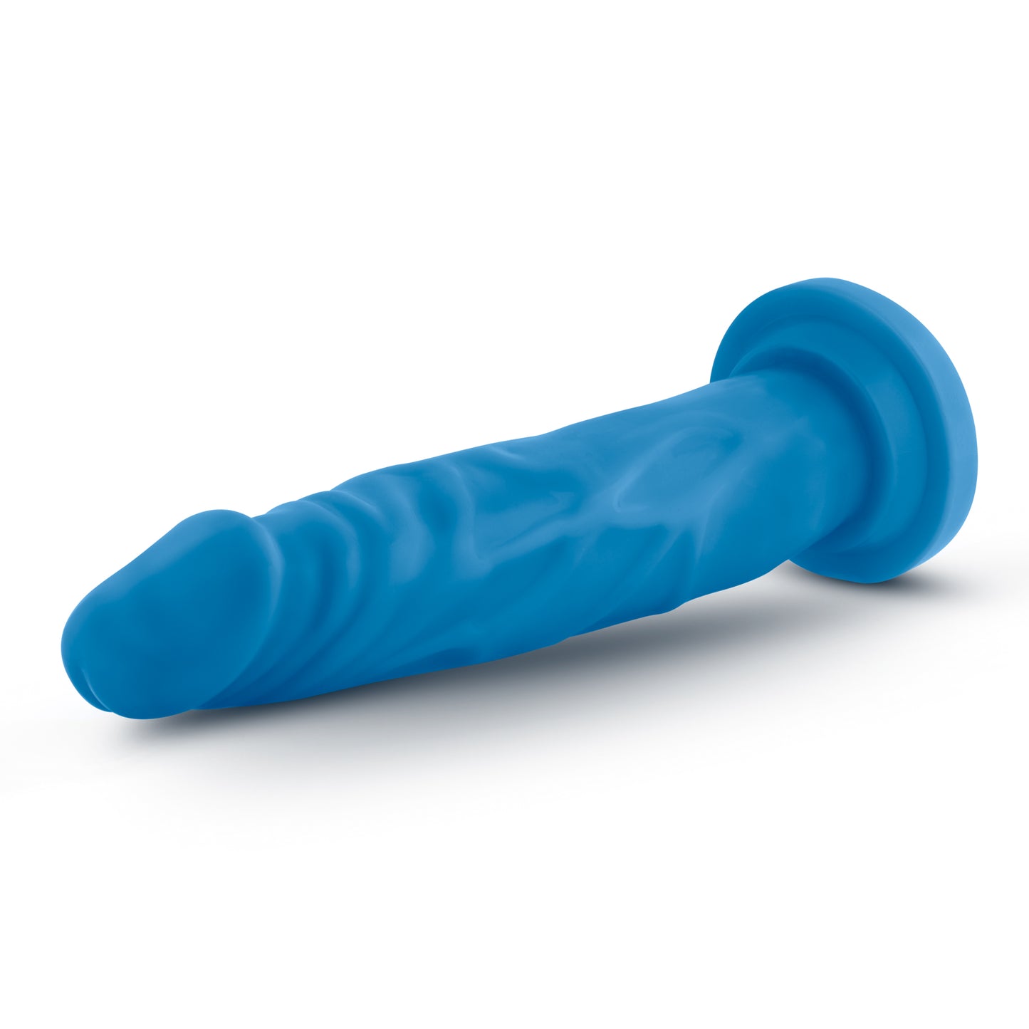 Blush Novelties Neo Dual Density Cock Dildo 7.5" Neon Blue