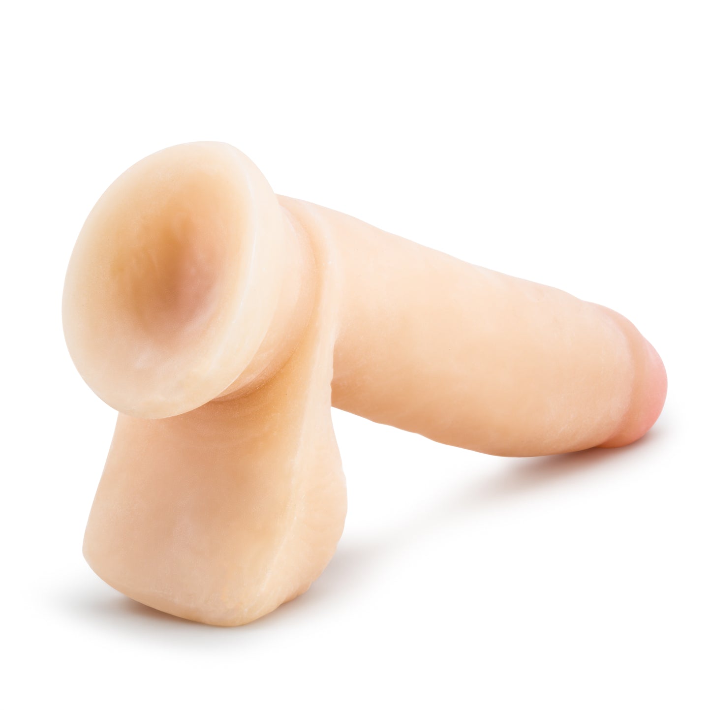 Blush Novelties Au Naturel 7" inches Sensa Feel Dildo Beige w Suction Cup