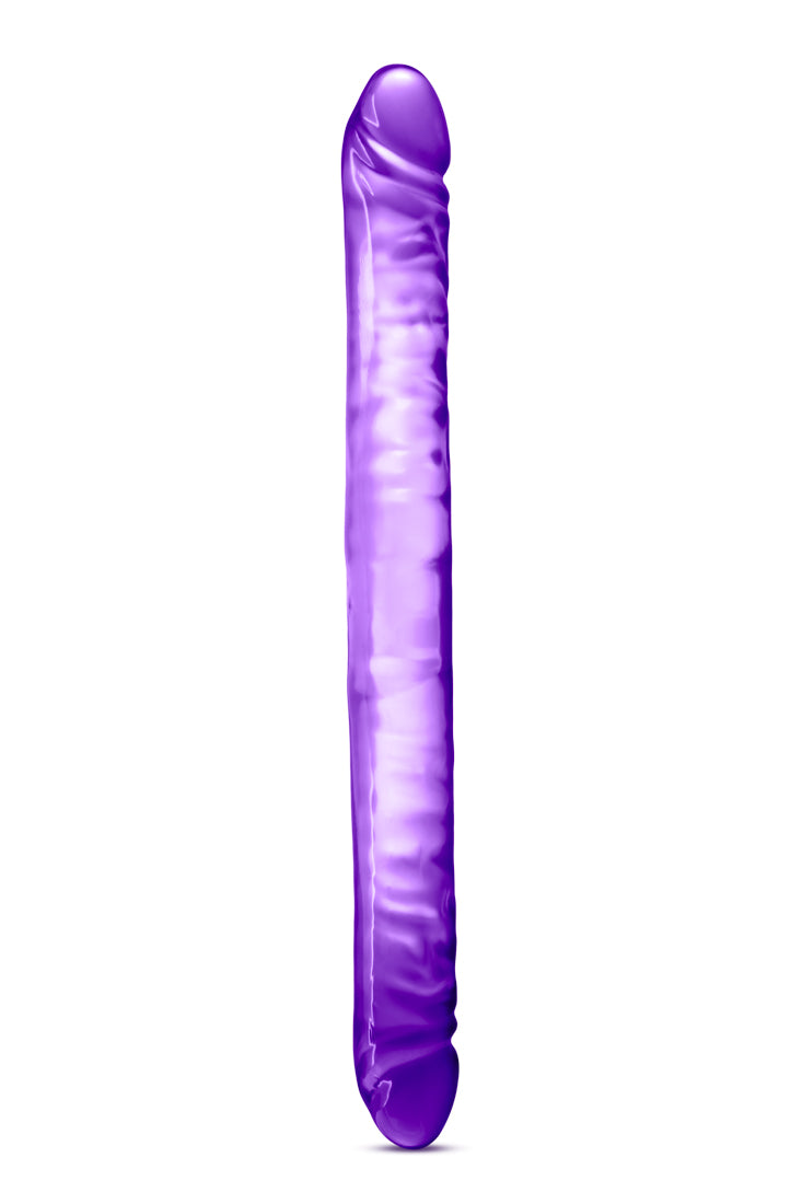 Blush Novelties B Yours Double Dildo Purple 18"