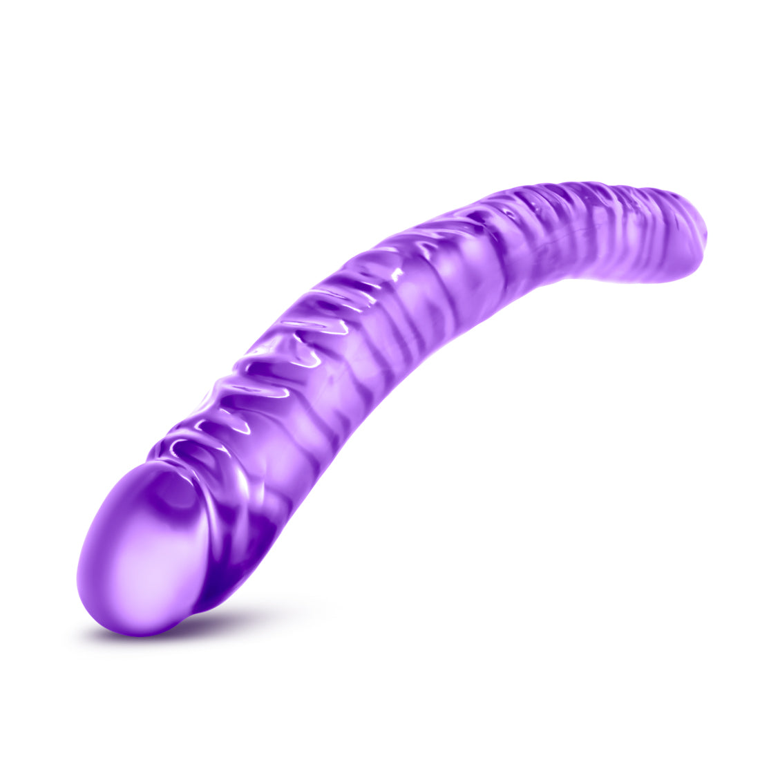 Blush Novelties B Yours Double Dildo Purple 18"